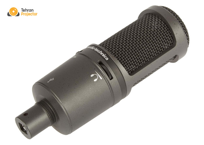 میکروفون +Audio-Technica AT2020USB با ظاهری ساده 