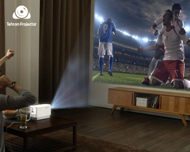 ۸. راهنمای خرید ویدئو پروژکتور خانگی با توجه به اندازه اتاق