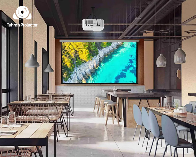 کاربرد ویدئو پروژکتور در رستوران و کافی شاپ