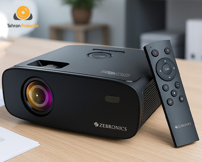 پروژکتور ZEBRONICS PIXAPLAY 55 بهترین ویدئو پروژکتور کلاسی 2025