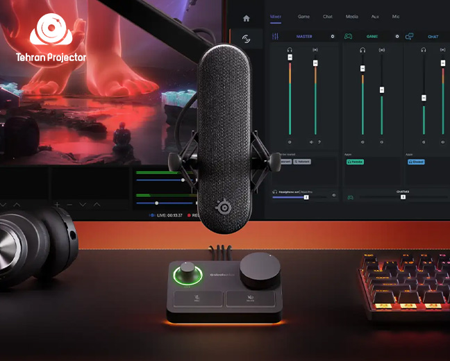 12. بهترین میکروفون گیمینگ سال 2025 برای پخش: میکروفون SteelSeries Alias Pro
