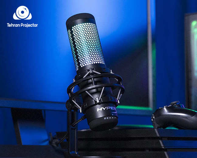 3. بهترین میکروفون گیمینگ سال 2025 برای صحبت کردن: میکروفون HyperX QuadCast S