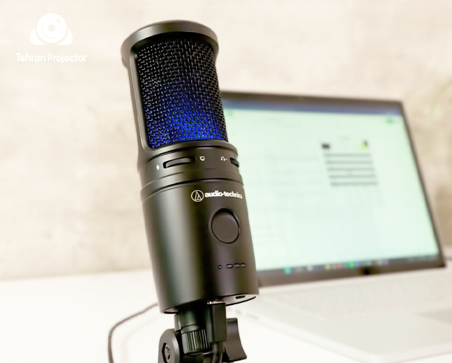 6. بهترین میکروفون برای بازی 2025 و ضبط پادکست: میکروفون + Audio-Technica AT2020USB