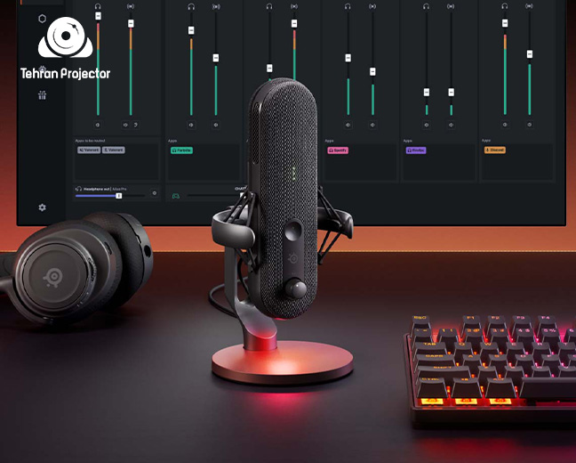 4. بهترین میکروفون USB سال 2025 برای مبتدی‌ها: میکروفن SteelSeries Alias Pro