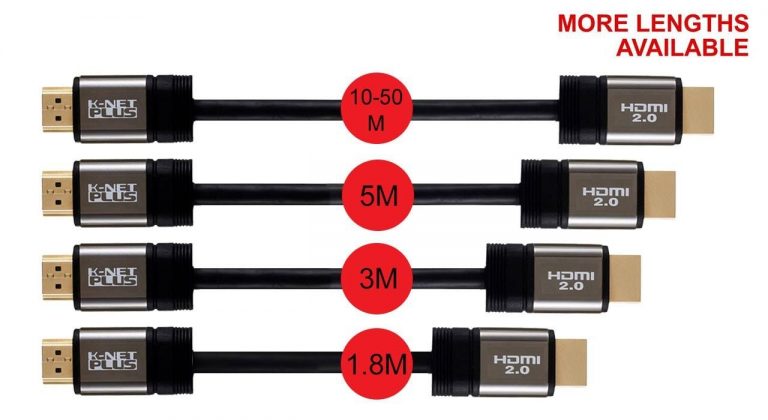 کابل 10 متری اچ دی ام آی مدل 4k 2.0 کی نت –  K-net HDMI v.2.0 4K 10m