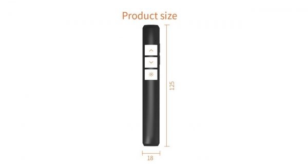 قلم پاورپوینت - پرزنتر بی سیم مدل PP-932 با باطری داخلی
