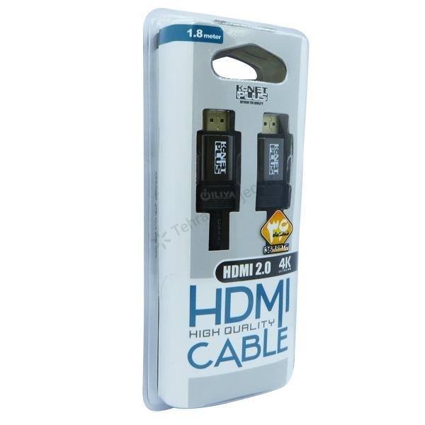 کابل 1.8 متری اچ دی ام آی مدل 2.0 کی نت –  K-net HDMI v.2.0 1.8m