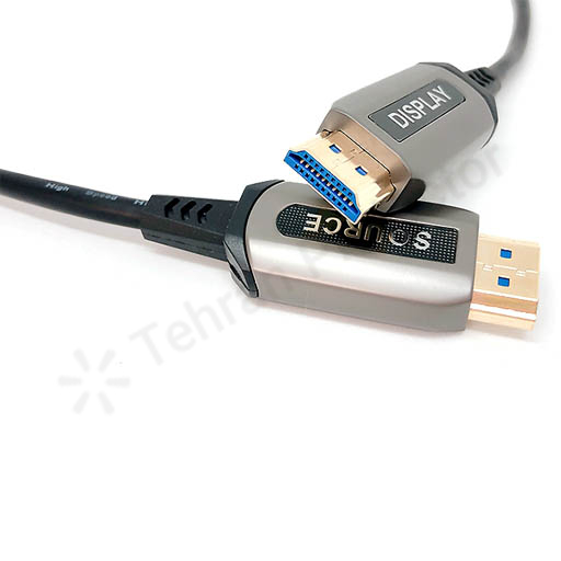 کابل اچ دی ام آی تکنولوژی اپتیکال فایبر 15 متری ورژن ۲.۰ - HDMI 2.0 Active Optical (AOC) AM TO AM