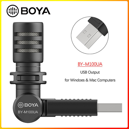 قابلیت ضبط صدا با وضوحی عالی در میکروفن USB بویا مدل Boya BY-M100UA