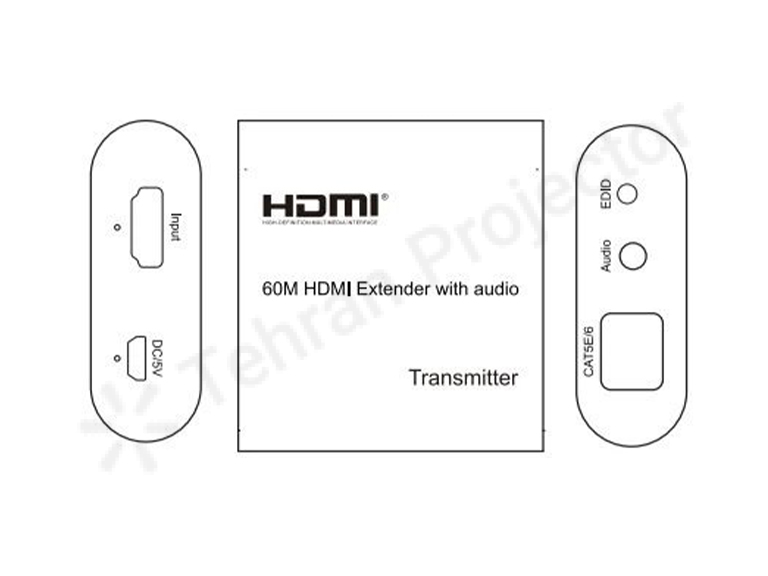 خرید اکستندر HDMI وای فای افزایش طول تا 60 متر از فروشگاه اینترنتی تهران پروژکتور