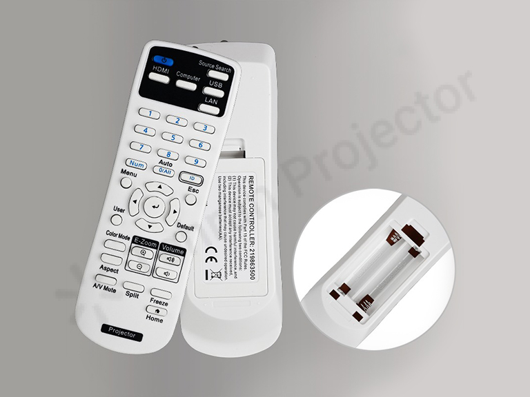 ویژگی ها و مشخصات فنی ریموت کنترل ویدئو پروژکتور اپسون مدل Epson 219863500