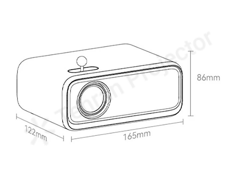 خرید ویدئو پروژکتور شیائومی Xiaomi Wanbo Mini pro از فروشگاه تهران پروژکتور